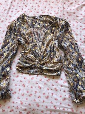 Boho Western Long Sleeve Print Top Women’s Country Graphic Shirt